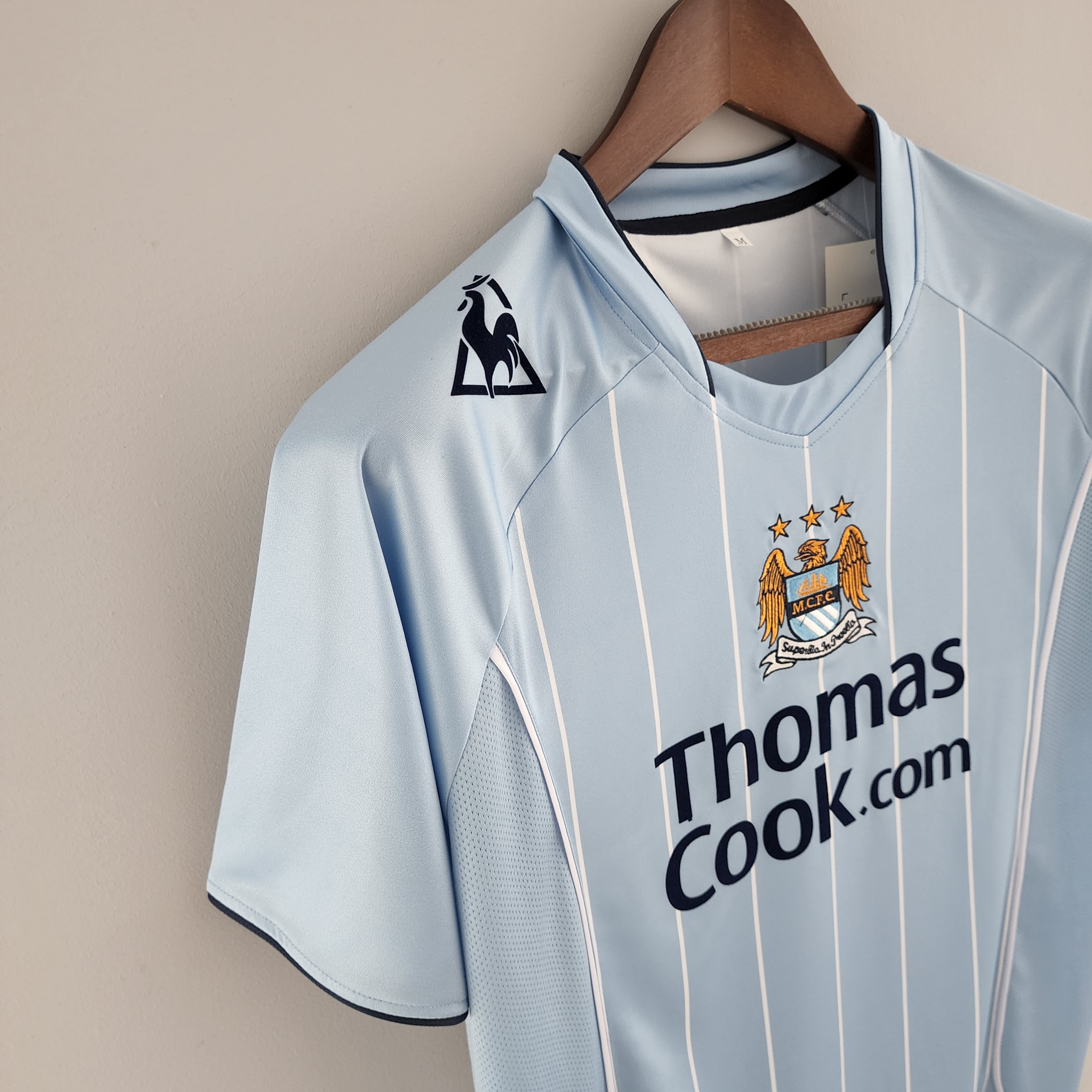 2008/2009 Manchester City Retro Home Football Shirt