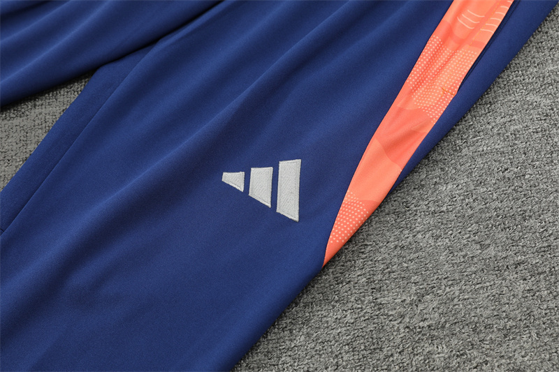 24/25 Manchester United royal blueHalf Zip Training Kit (Adult Kids Kit)