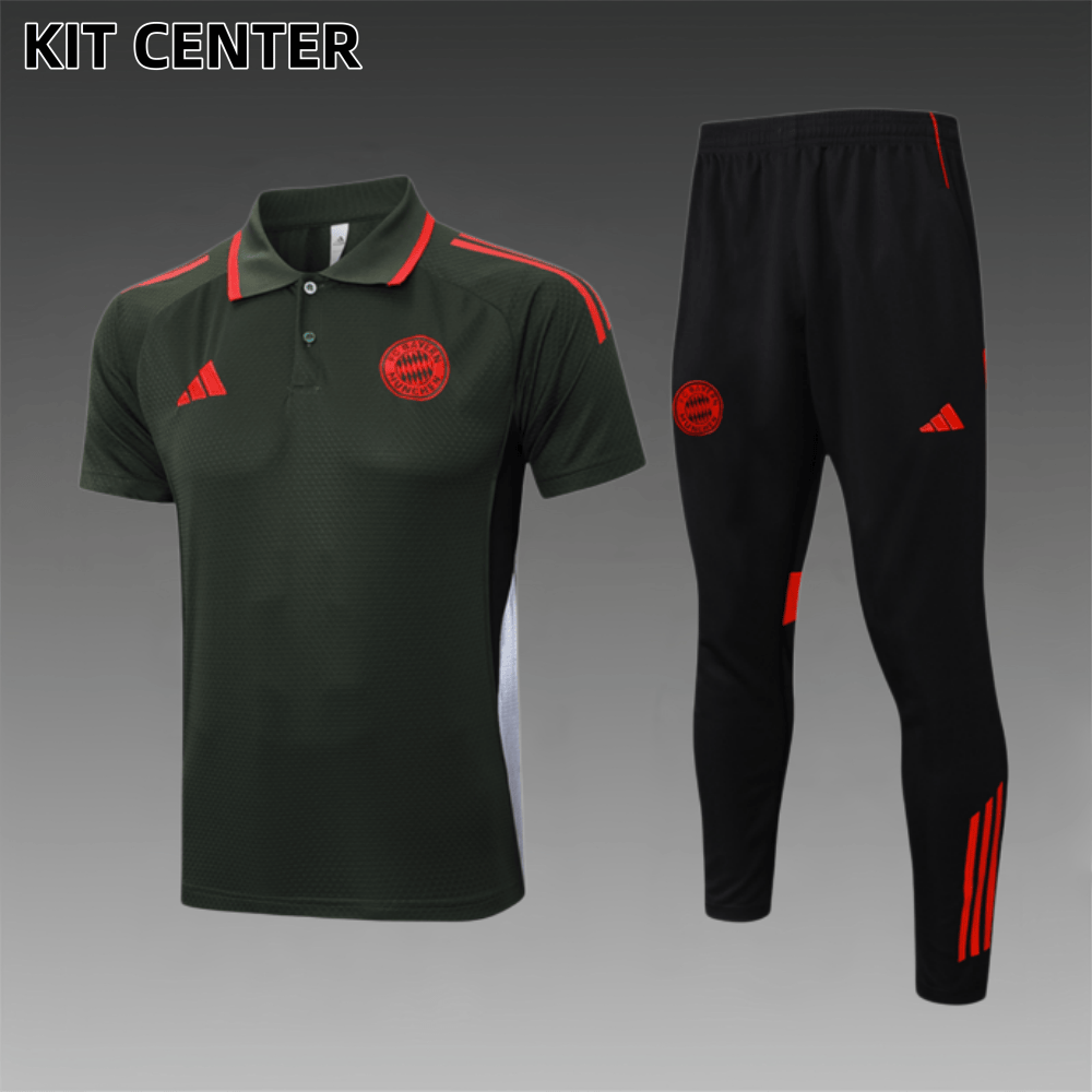 2025/2026 Bayern Munich polo dark green (adult kit)