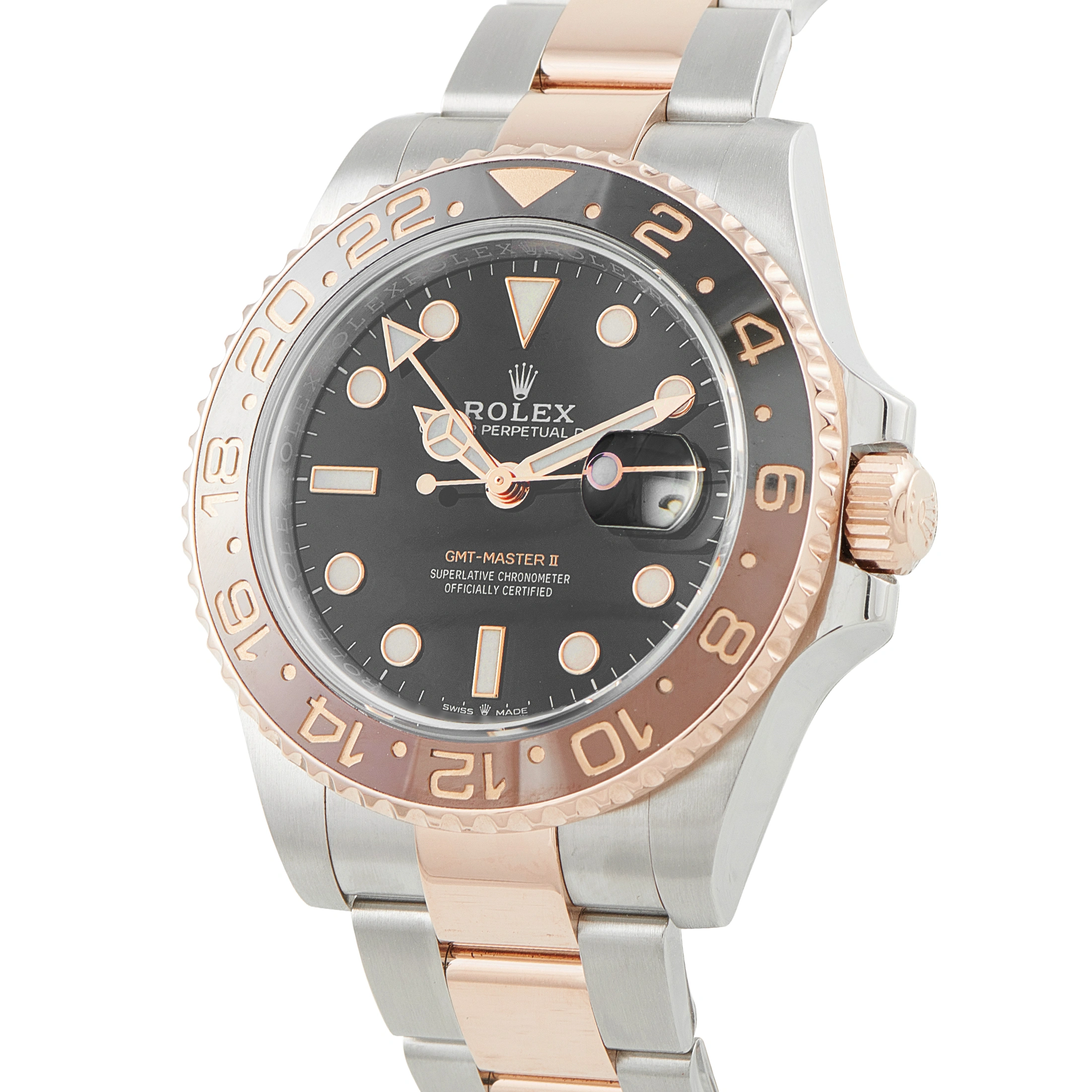 RolexGMT-Master II Oystersteel and 18K Everose Gold Watch 126711CHNR