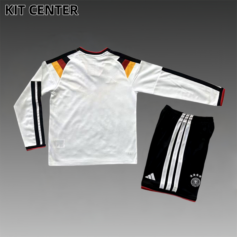 2026 Germany Home Long-sleeved Football Shirt (Kids Kit socks)