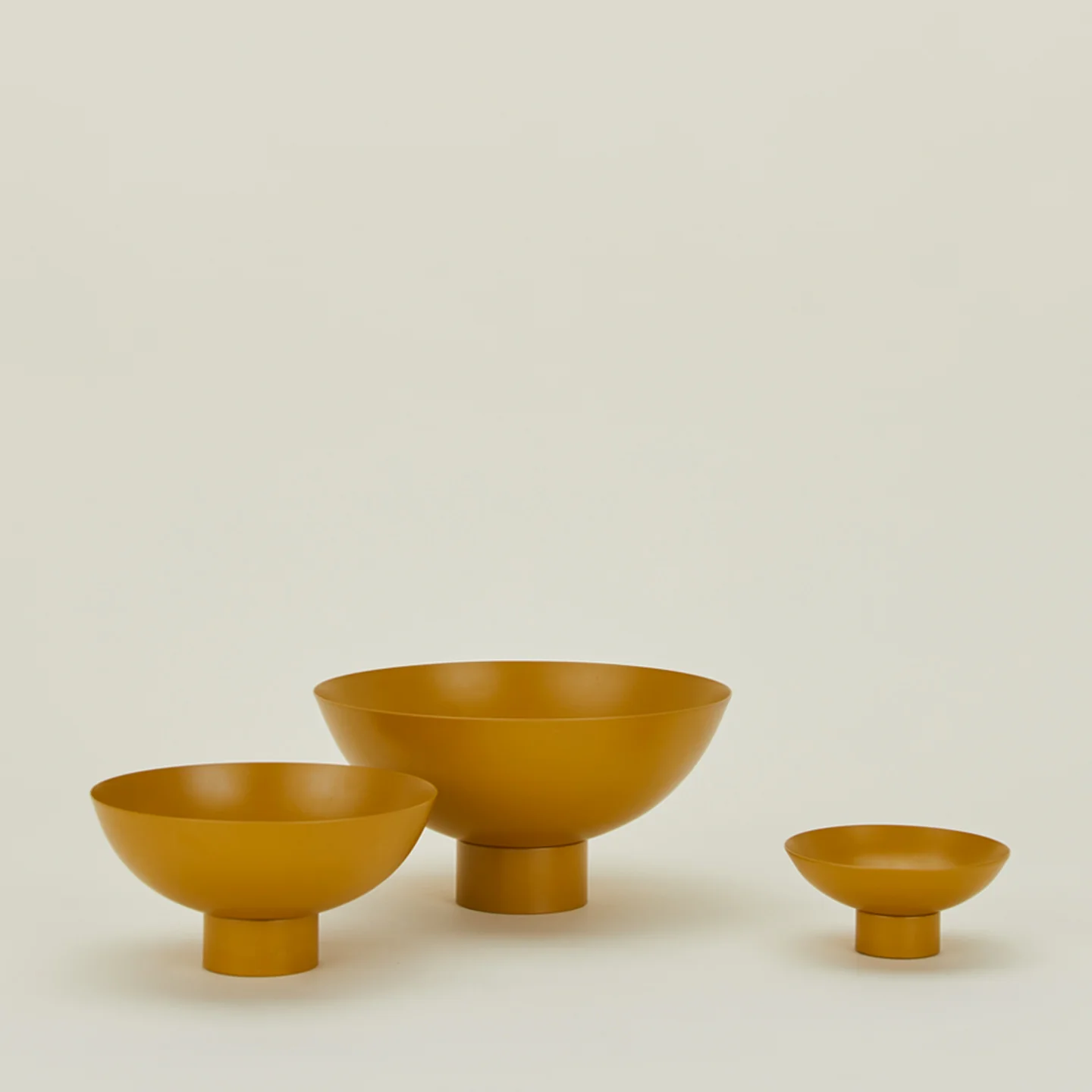 Essential Footed Bowl - Mustard