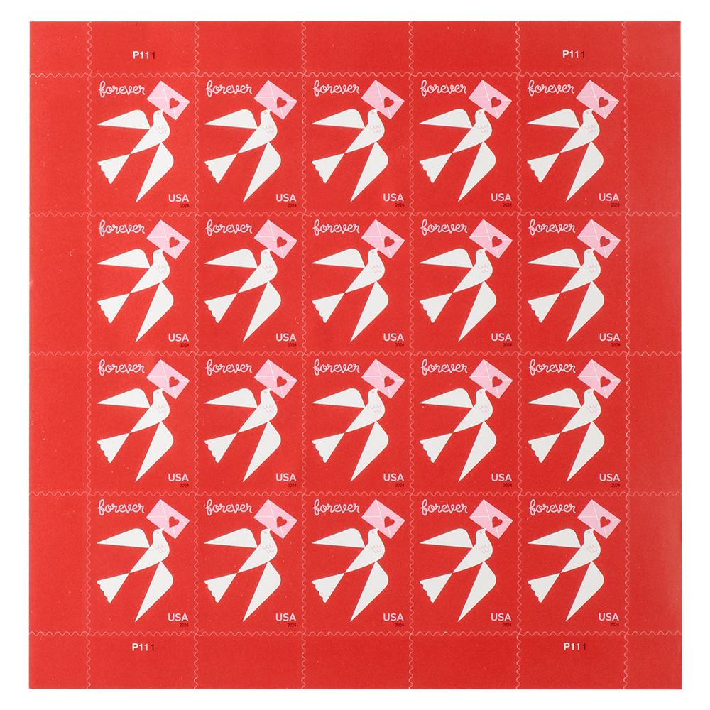 2024 US Love First-Class Mail Forever Postage Stamps