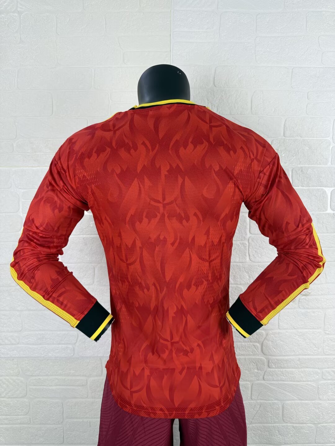 2026 Belgian Home Long Sleeve Football Shirt (Player Edition)