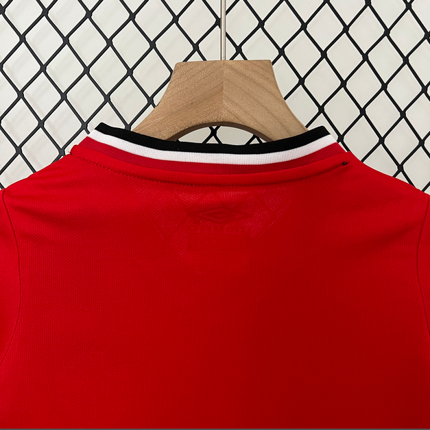 00/01 Manchester United home ground Retro Football Soccer Kids Kit