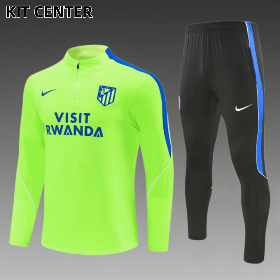 26/27 Atletico Madrid Half Pull Training Uniform (adult Kids Kit)