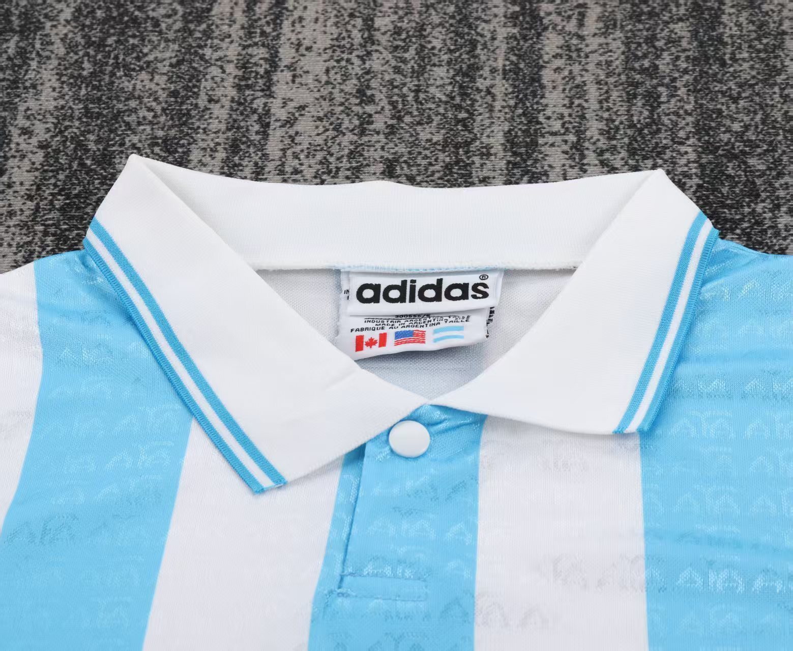 1994 Argentina home Retro  Football Shirt ( Kids Kit )