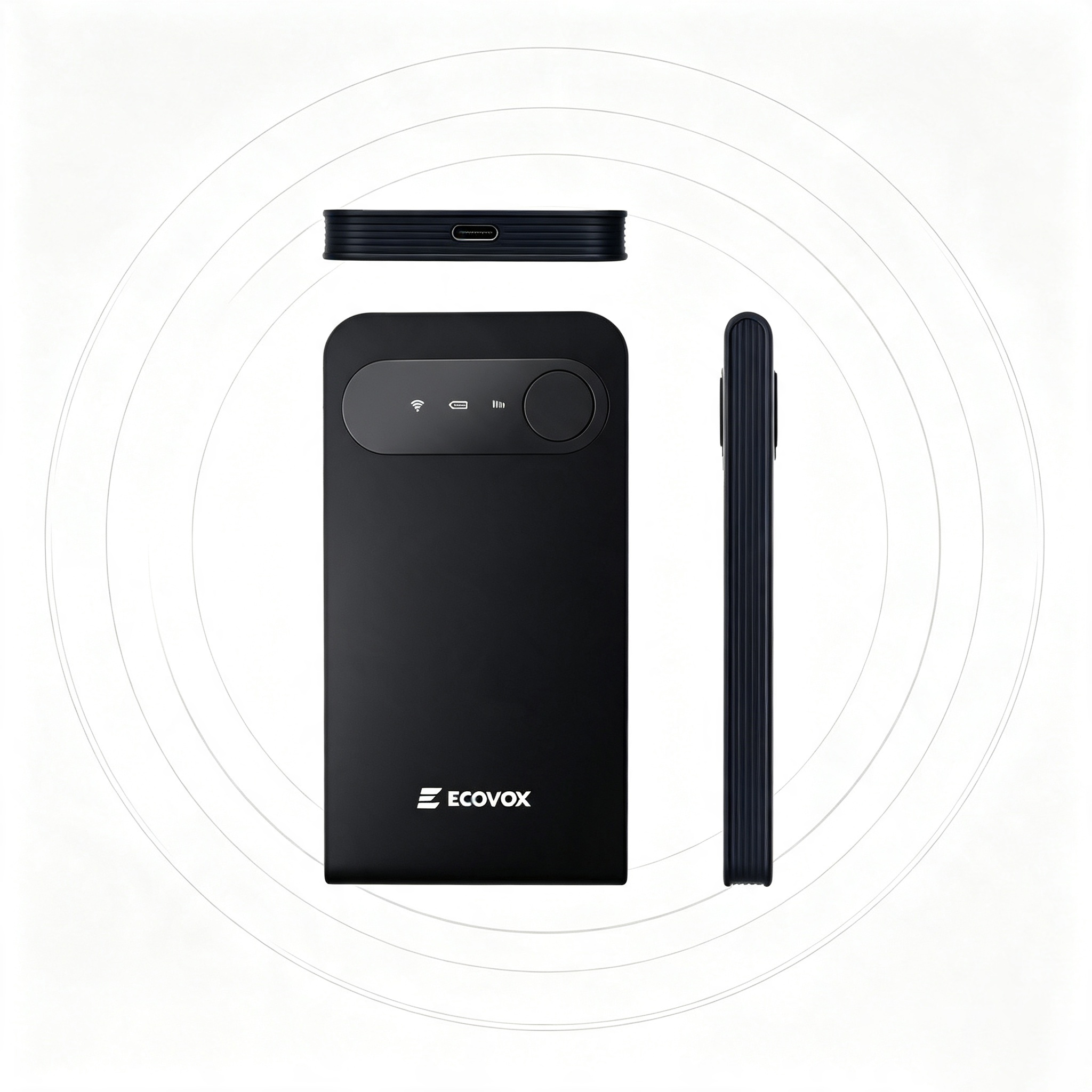 ECOVOX Portable Internet Router | Reliable 4G LTE Mobile Hotspot with Type-C Charging