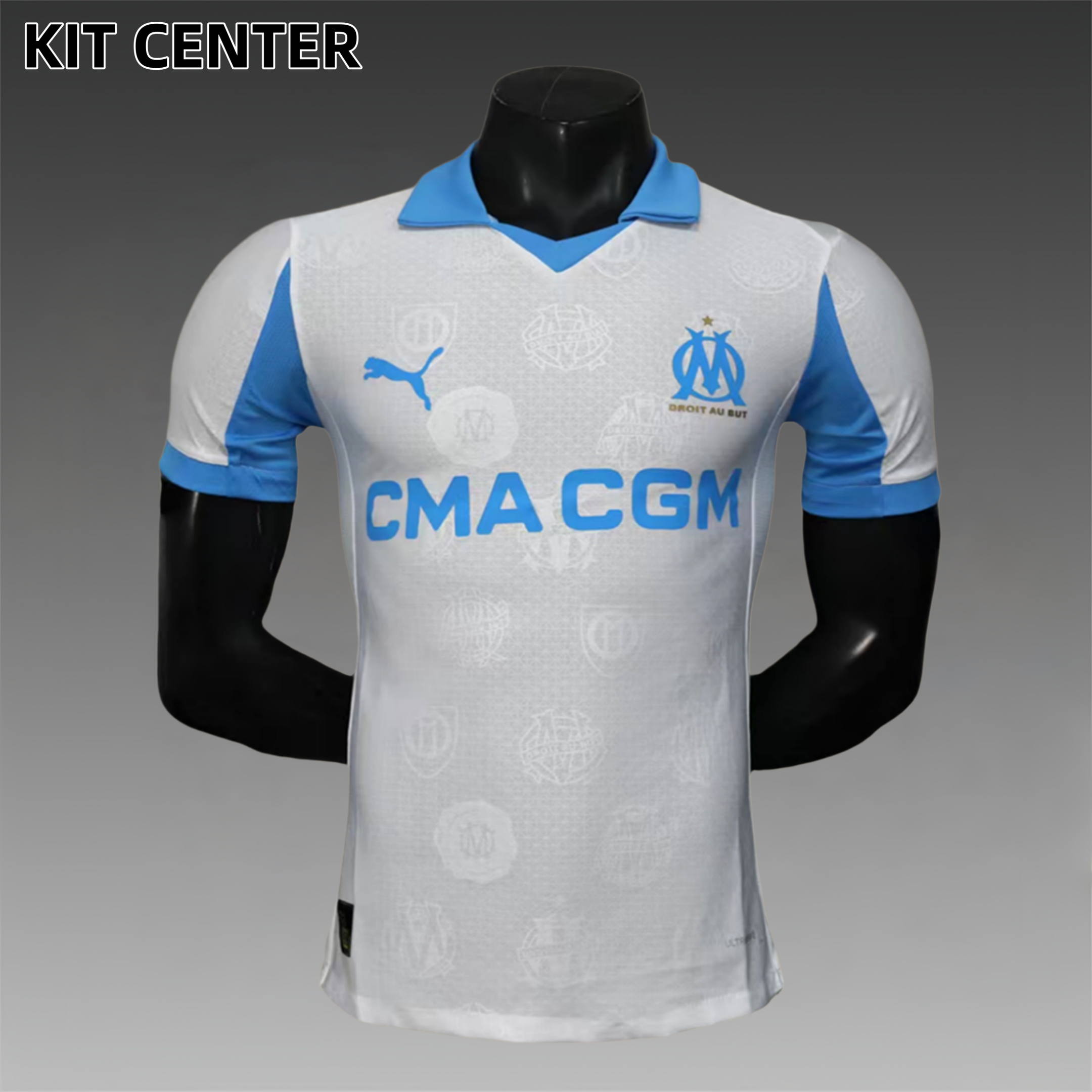 2025/2026 Marseille Home Football Shirt (Player Edition)