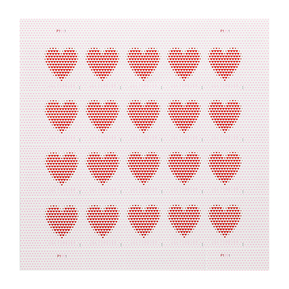 2020 US Made of Hearts Forever First-Class Postage StampsWedding