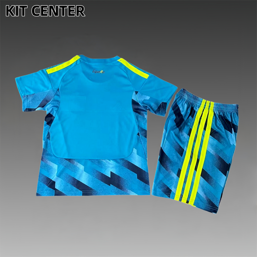 2026 Spain Goalkeeper Football Shirt (Kids Kit socks )