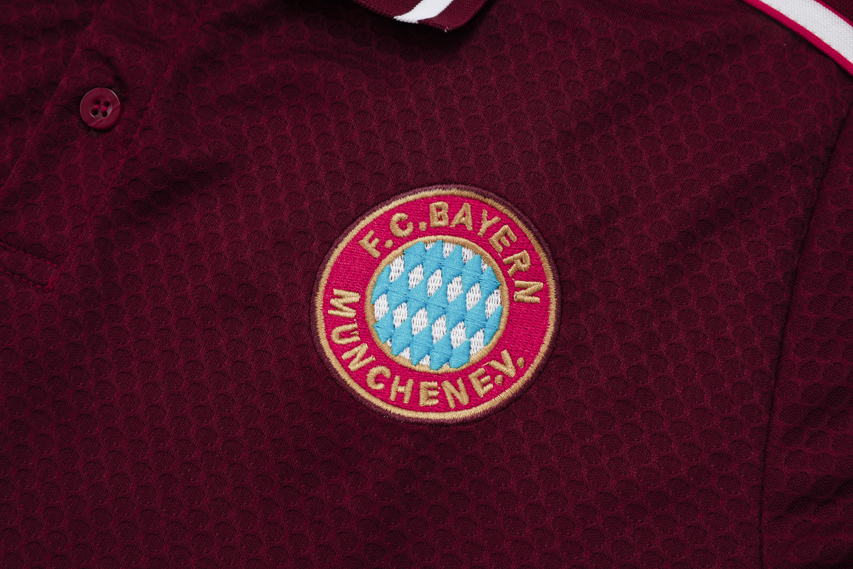 2025/2026 Bayern Munich Polo Dark Red Retro Edition (Adult Kit)