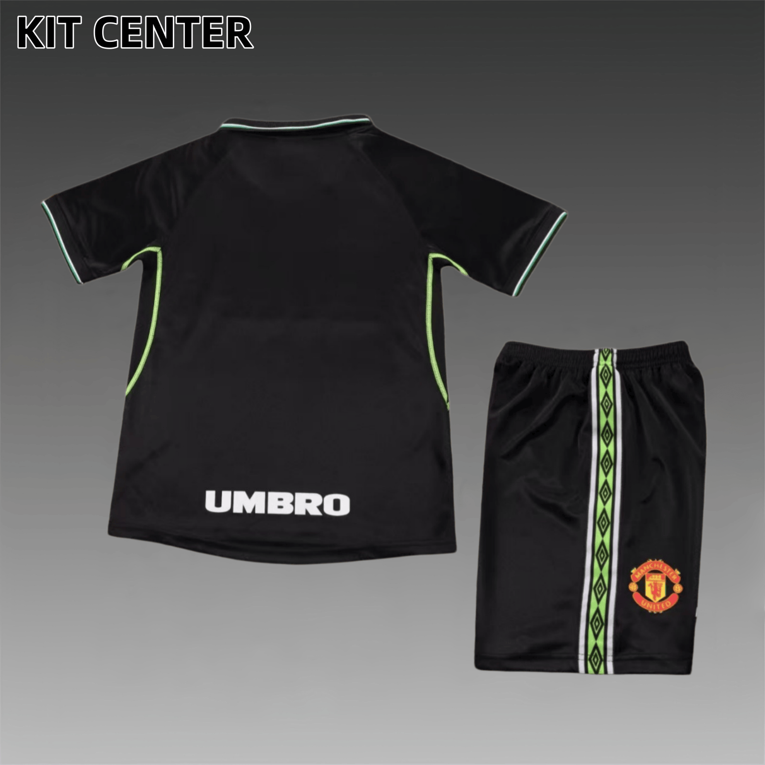 98/99 Manchester United Third Away Retro Football Shirt ( Kids Kit )
