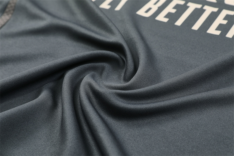 2024/2025 Real Madrid Dark Grey Adult Half Zip Training Kit (Adult Kit)