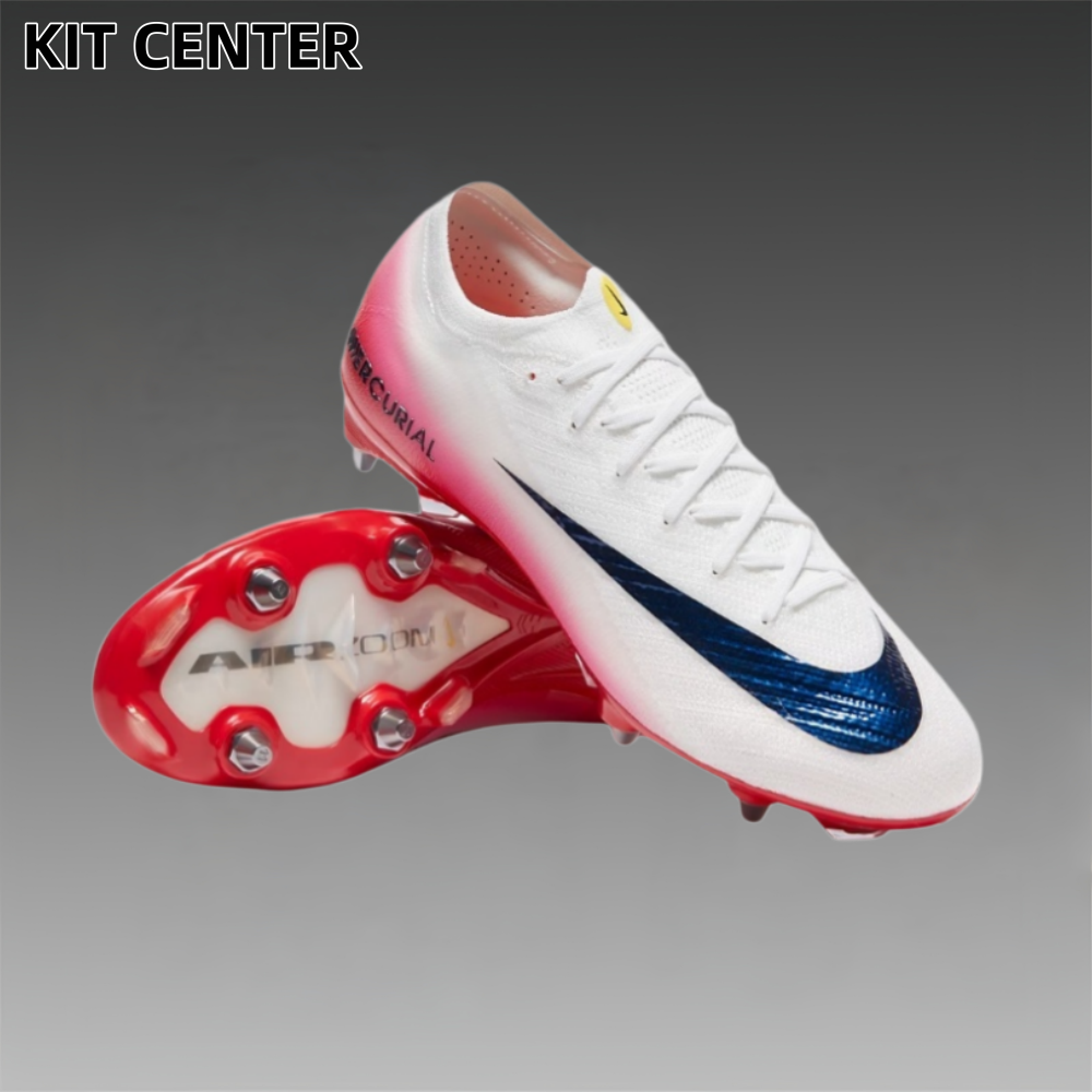 N Air Zoom Mercurial Vapor 16 Elite FG Fear Nothing - White/University Red/Dark Obsidian