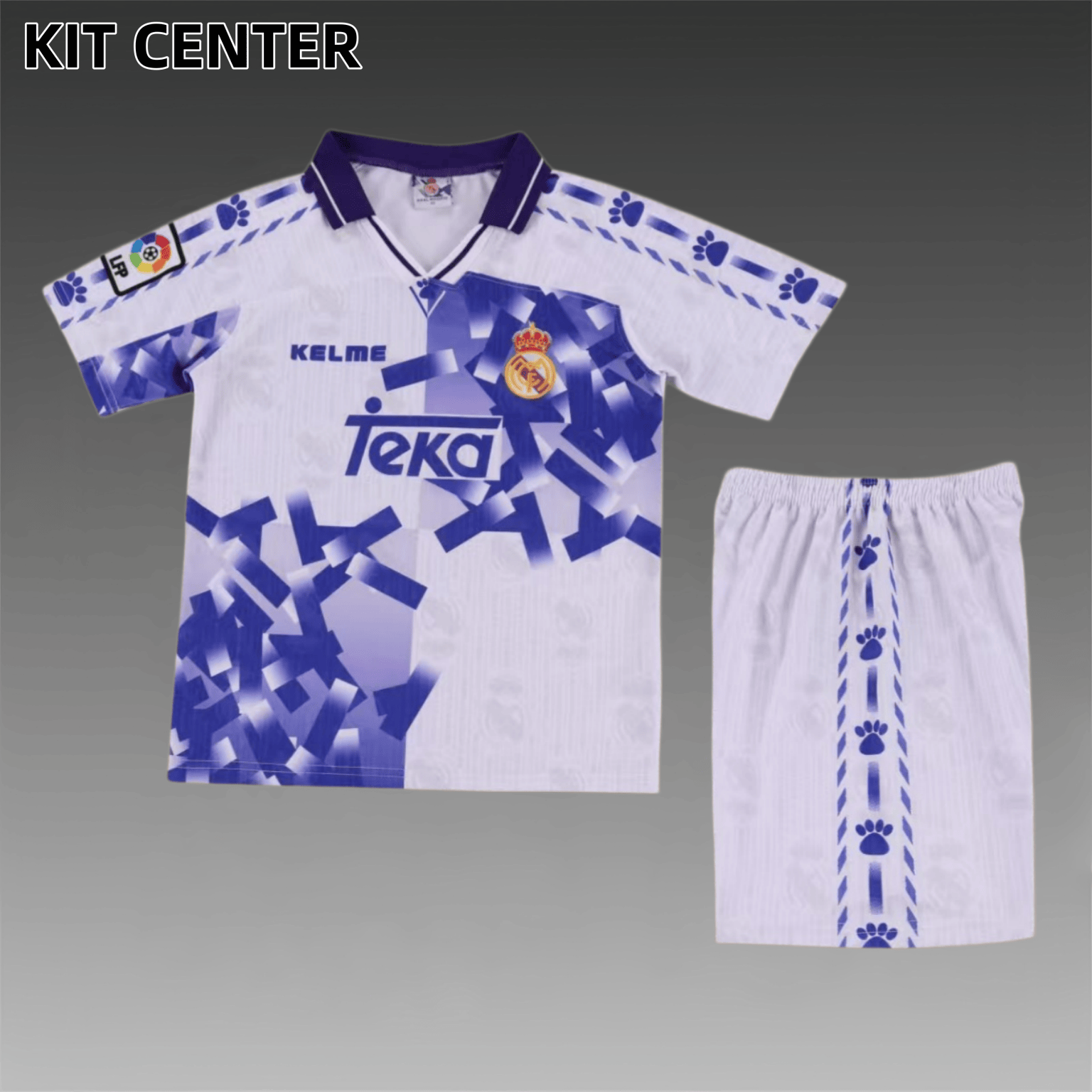 1996/1997 Real Madrid Third Away Retro Kids Set