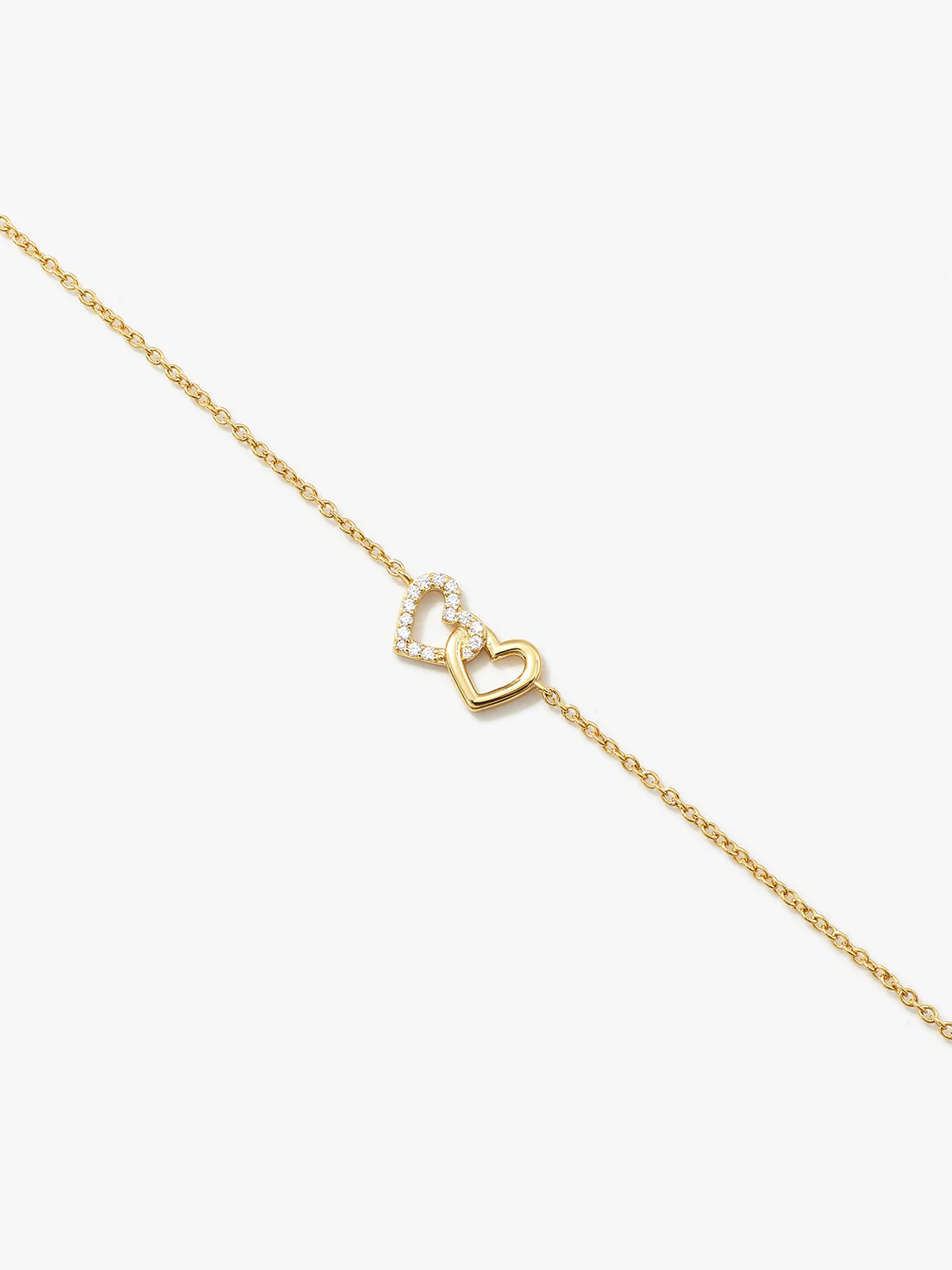 Petite Interlocking Heart Bracelet