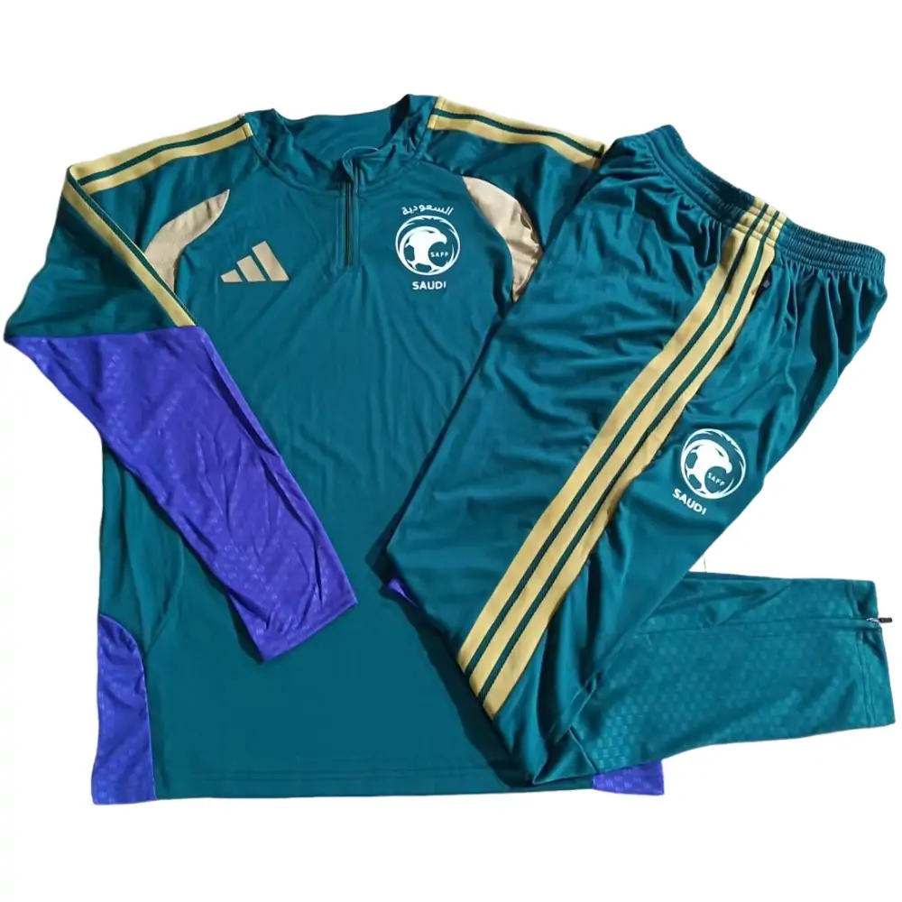 2026-27 Saudi Arabia Half Zipper Training Jersey - Adult Set