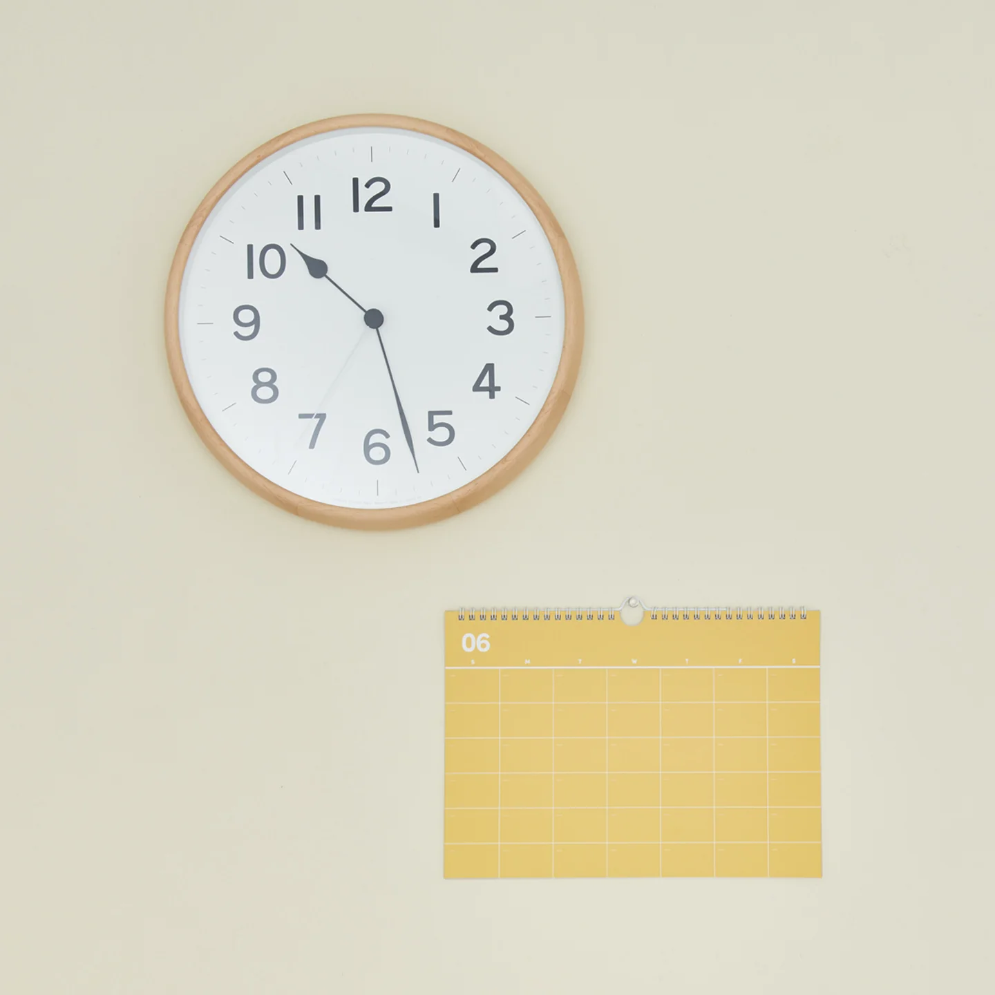 Classic Wall Clock - Natural