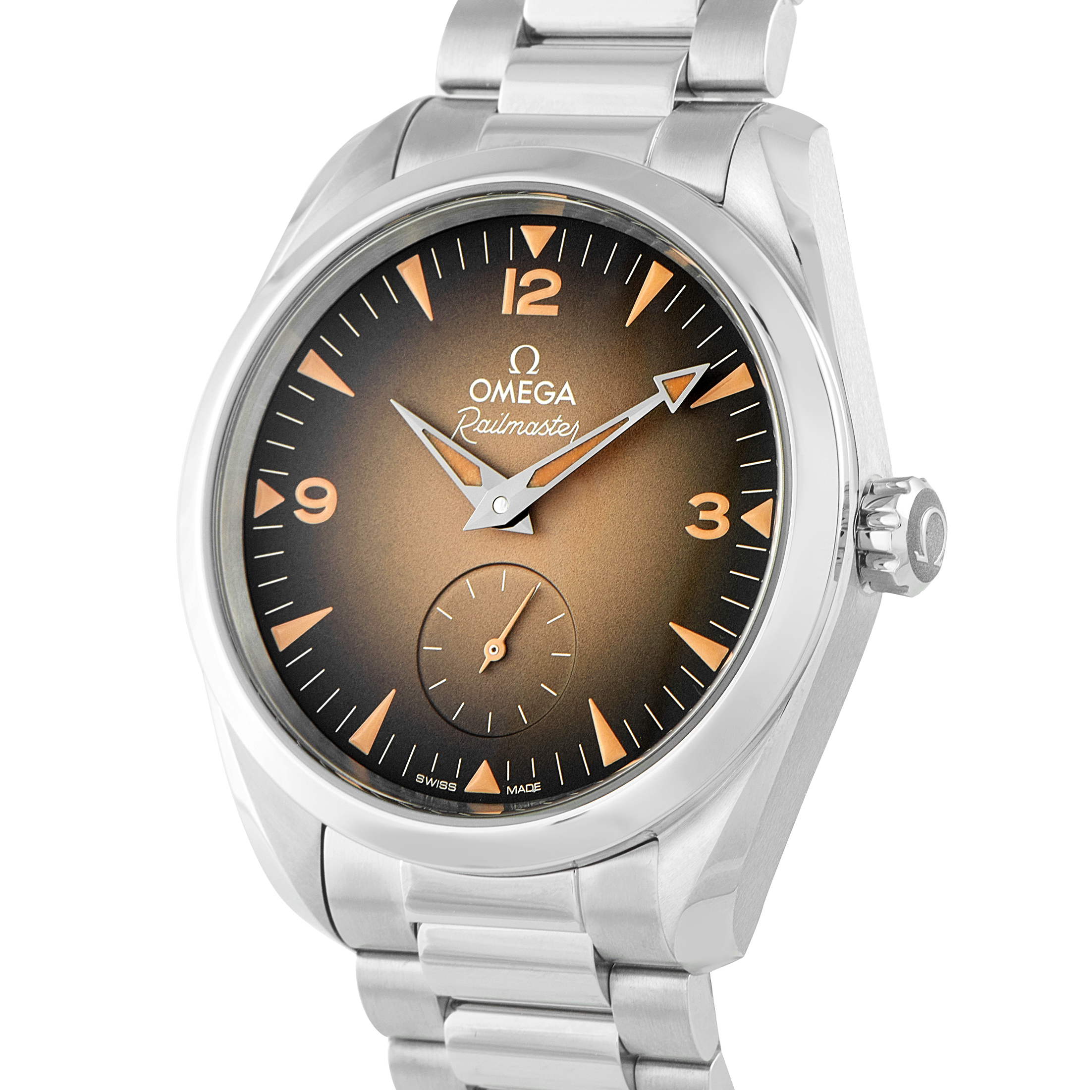 OmegaSeamaster Railmaster Steel Watch 235.10.38.20.13.001