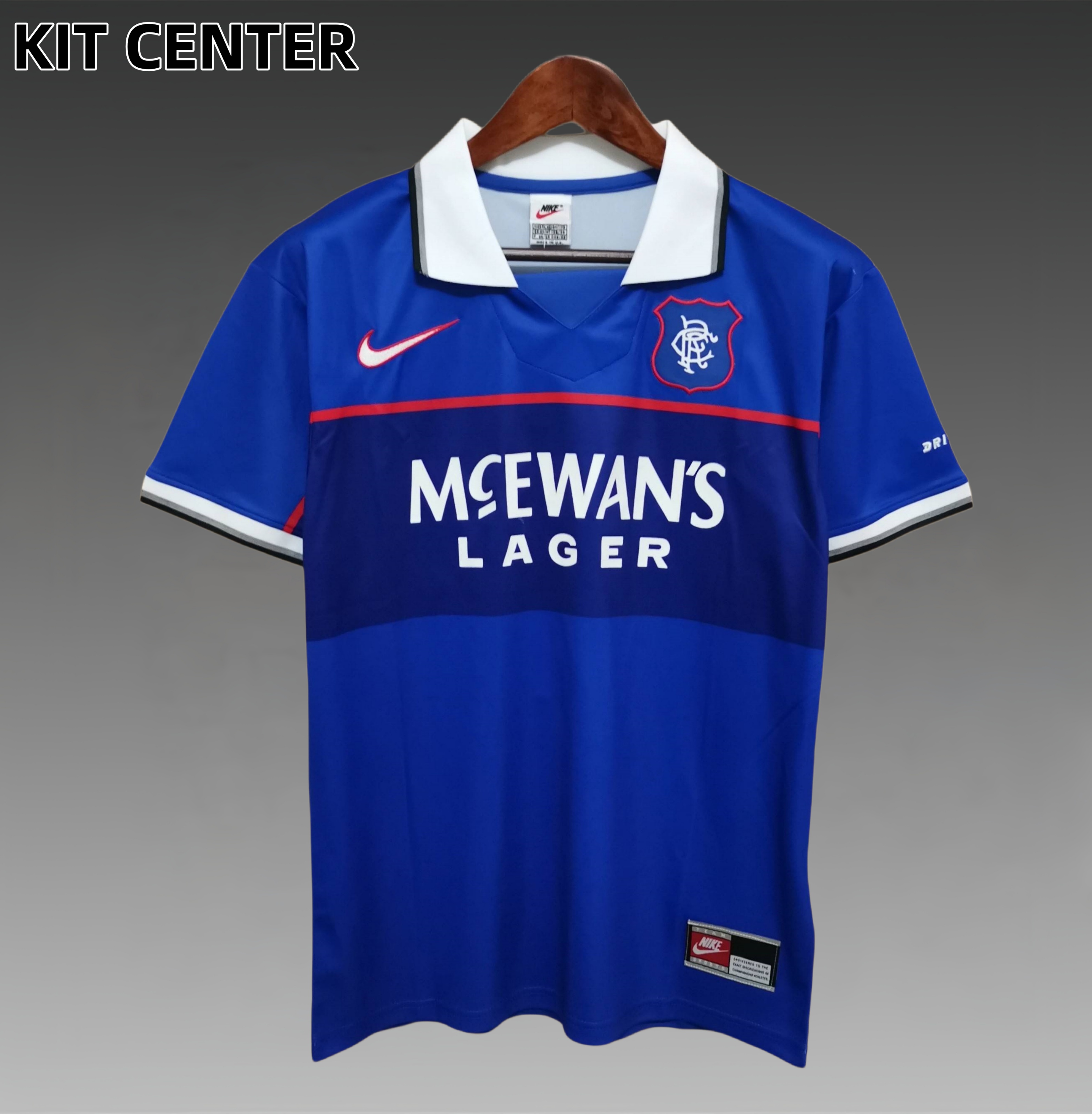1997/1999 Glasgow Rangers home Retro Football Shirt