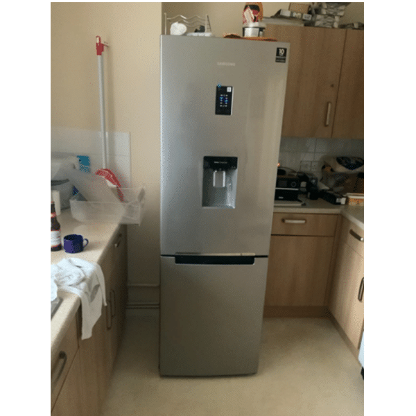 Refrigerator Freezer (Freestanding, Graphite, Metal, Upright, LED, Glass, 308L) - A+