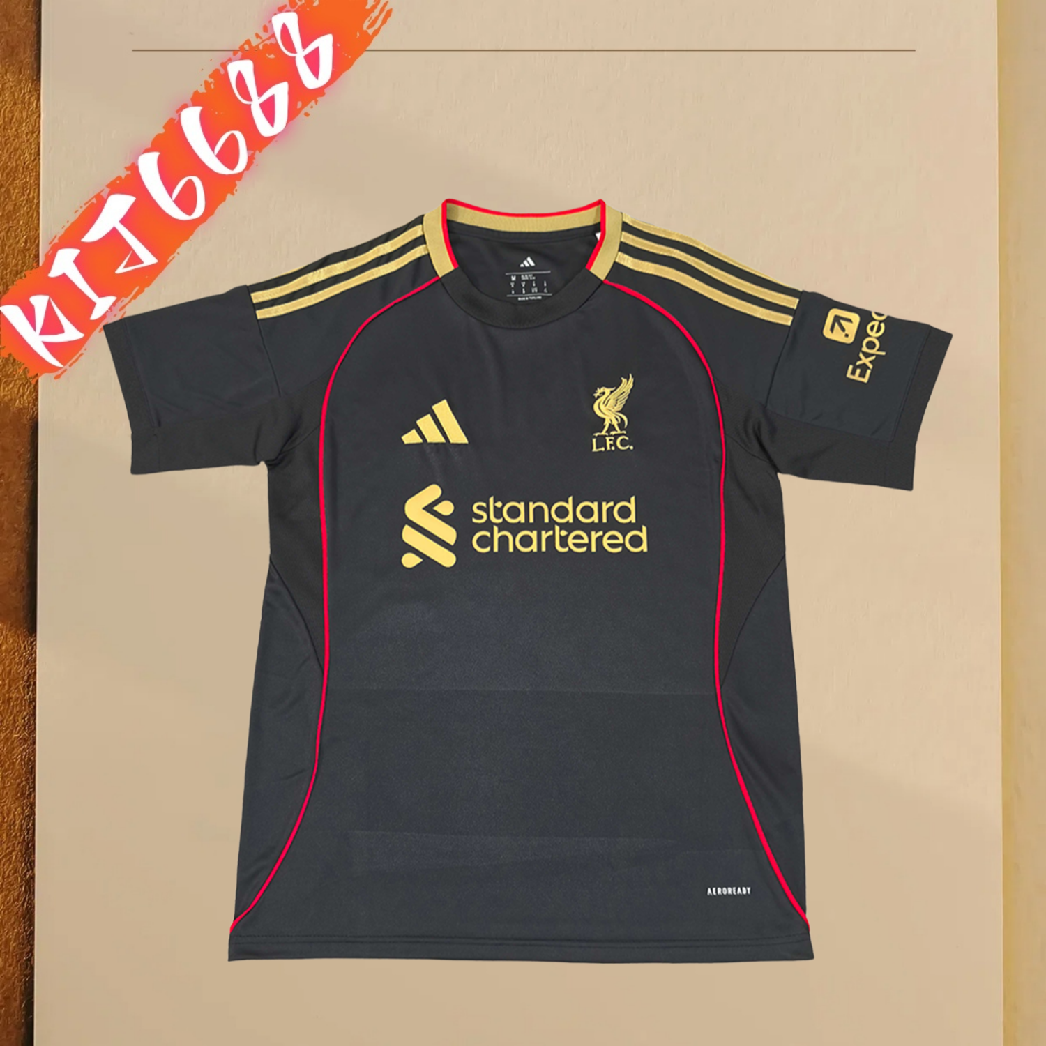 2025/2026 Liverpool Black Special Edition Football Jersey (Fans)