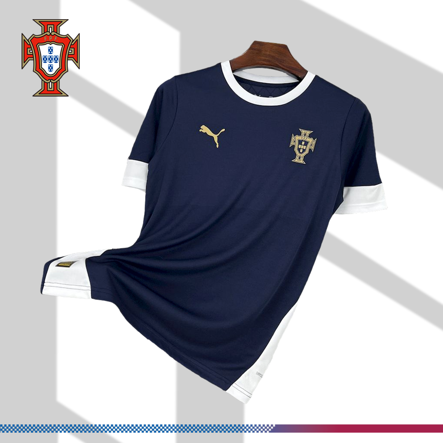 2025/2026 Portugal Pre-match Training Football Shirt （Fan Edition）