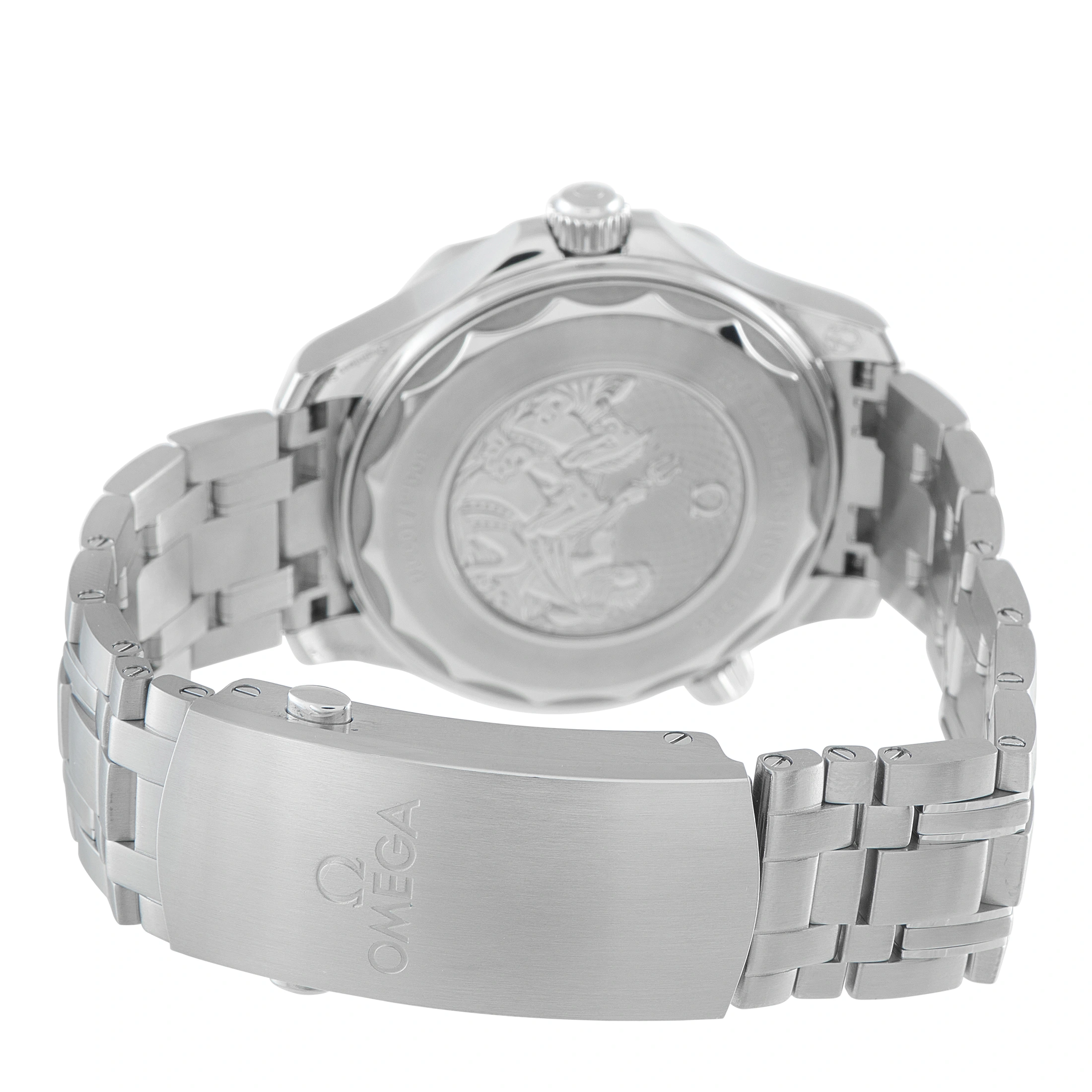 OmegaSeamaster Diver Summer Blue Steel Watch 210.30.42.20.03.003