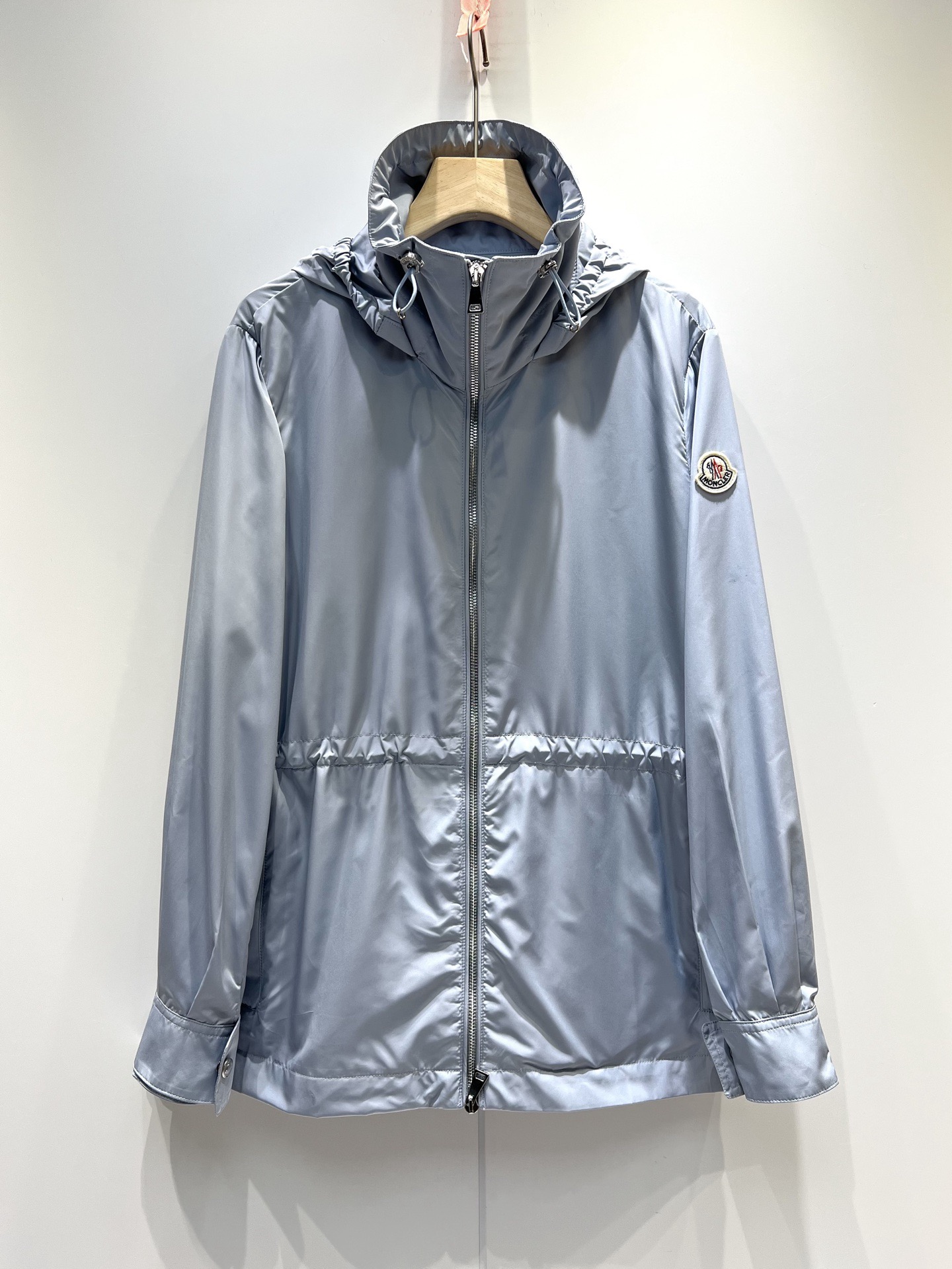 Moncler Enette 2026 Spring Autumn Women's Jackets Polyester Hooded Zipper Tassel Casual Slim Woman's Coats MKDFWJ26001