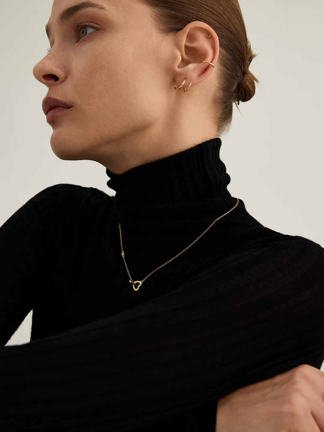 Interlocking Double Heart Necklace