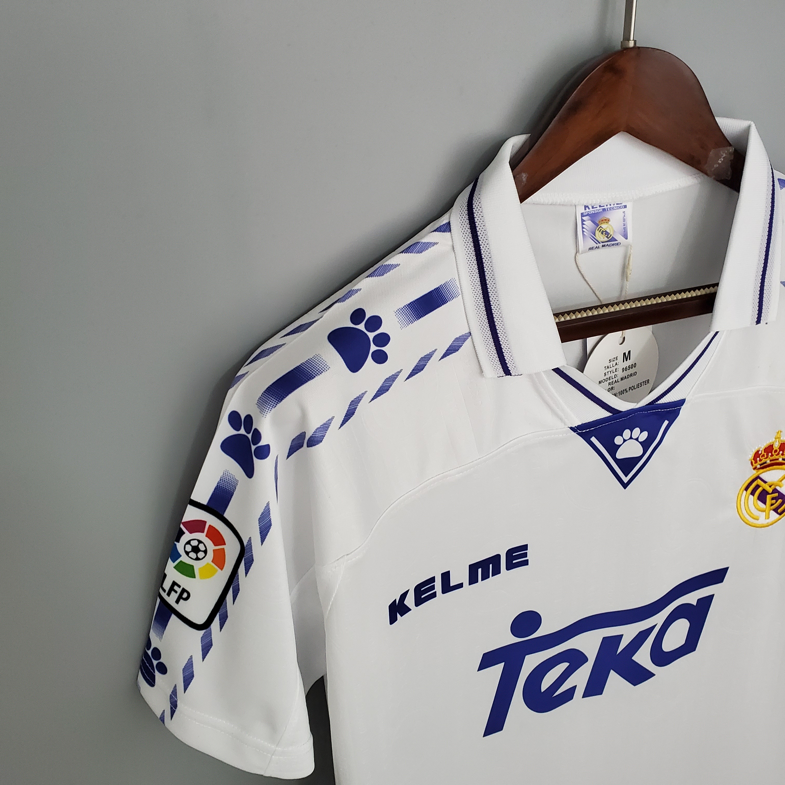 1996/1997 Real Madrid Home Retro Football Shirt