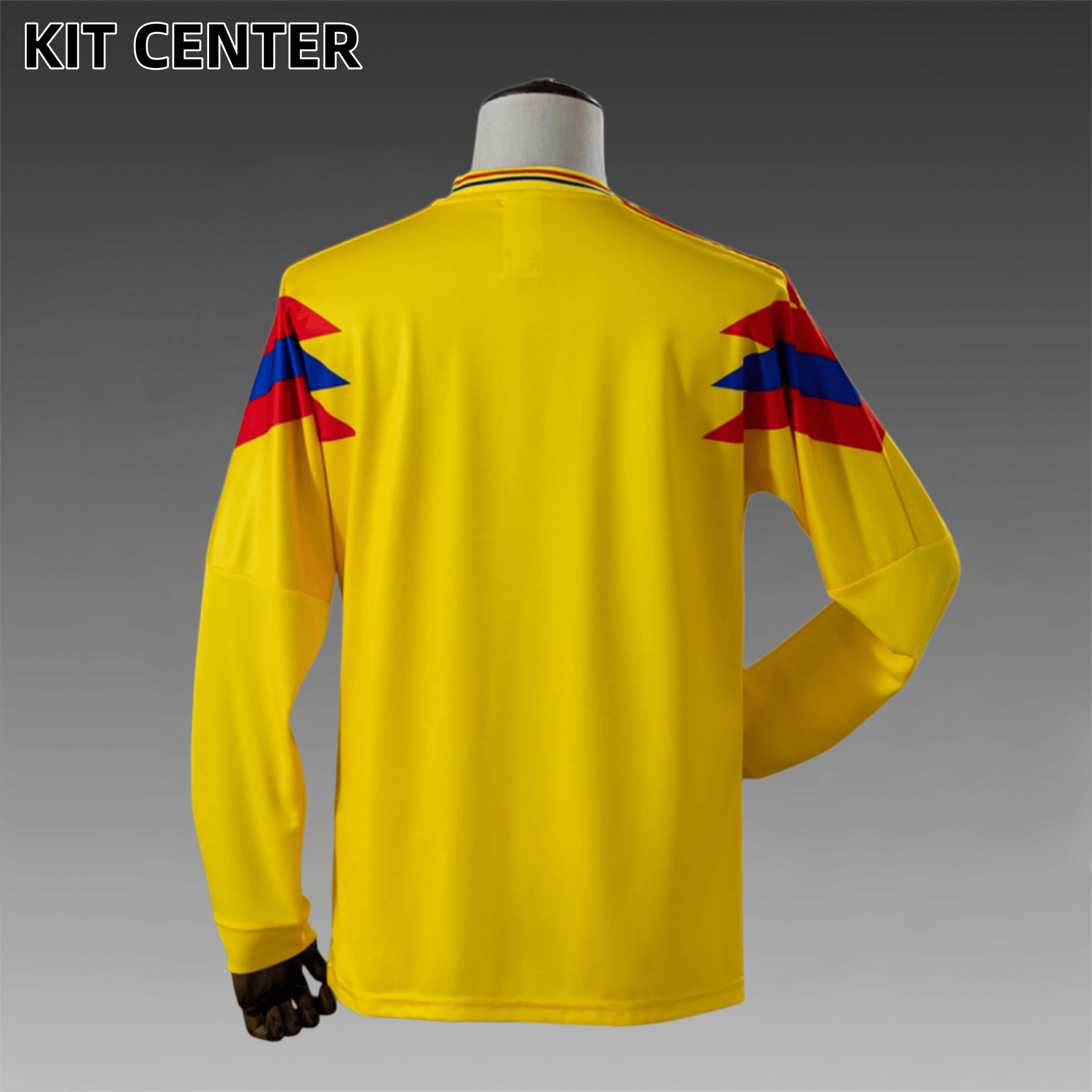 1990 Colombia home Long Sleeve Retro Football Shirt