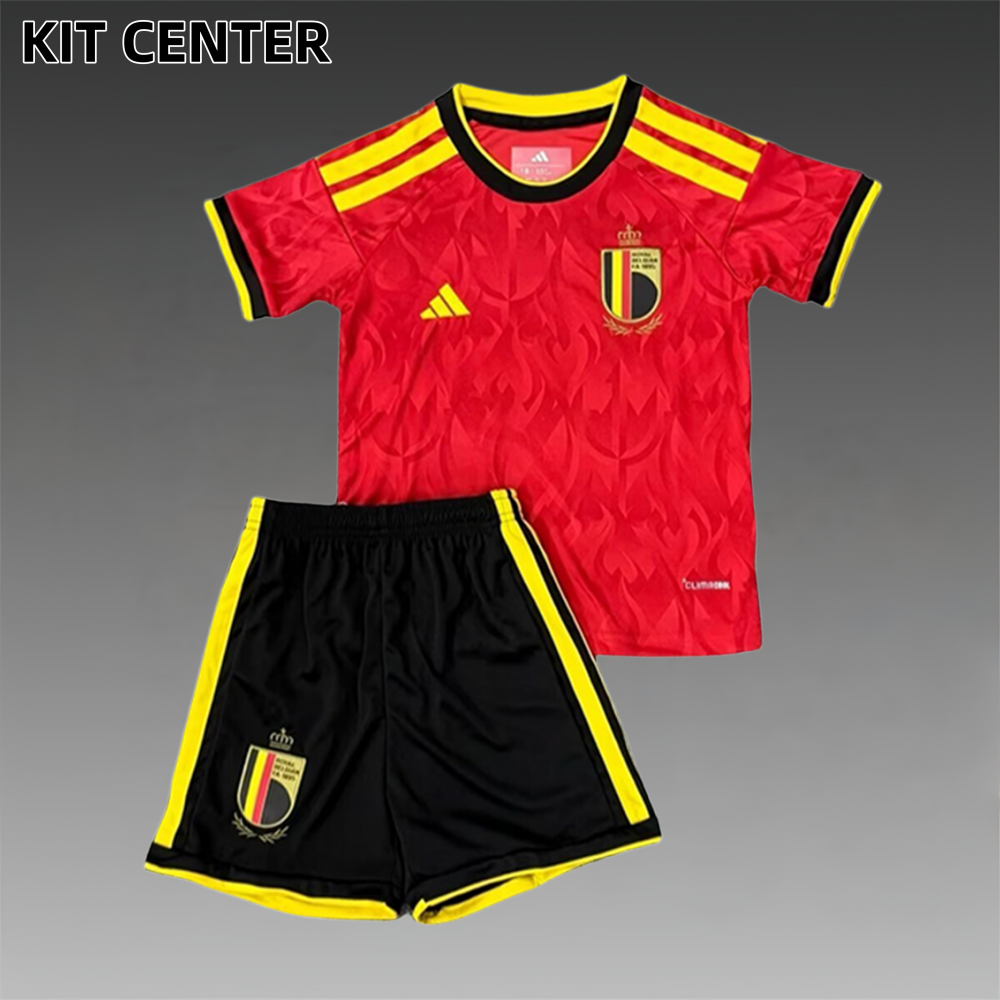 2026 Belgian Home Football Shirt (Adult Kids Kit socks)