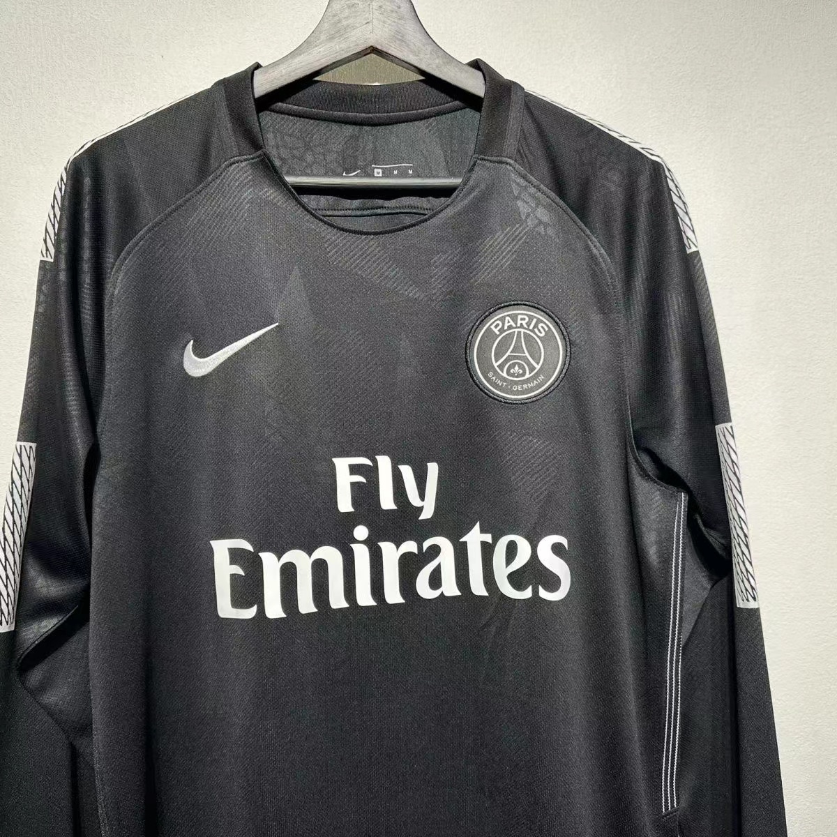 2017/2018 Paris Saint-Germain Second Away Long Sleeve Retro Football Shirt (Retro)