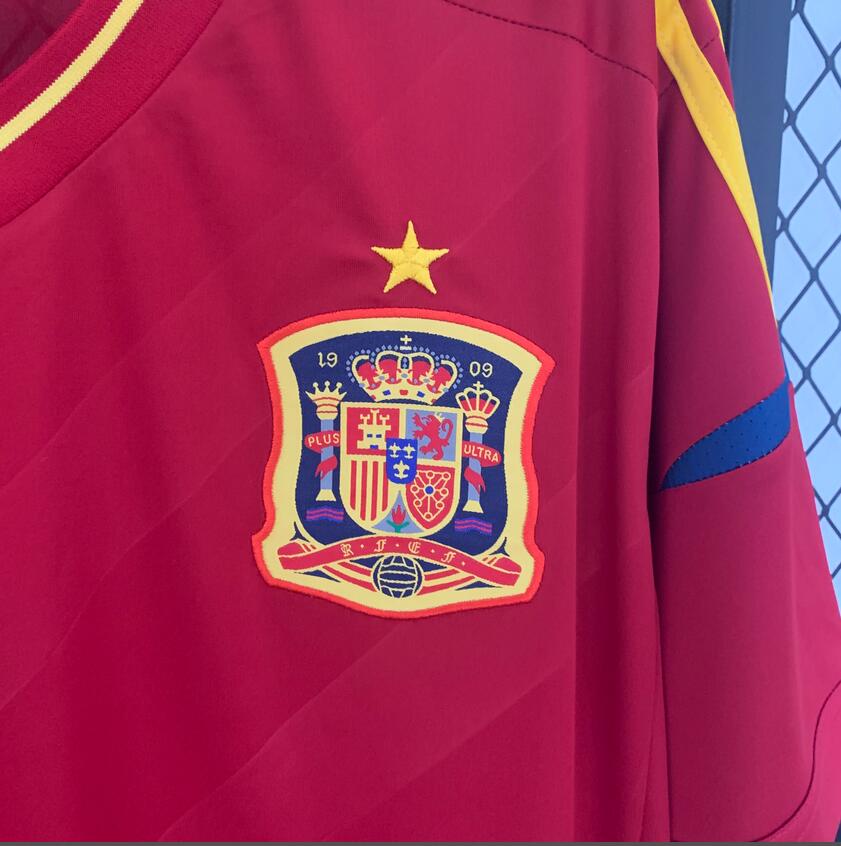 2012 Spain home Retro Football Shirt