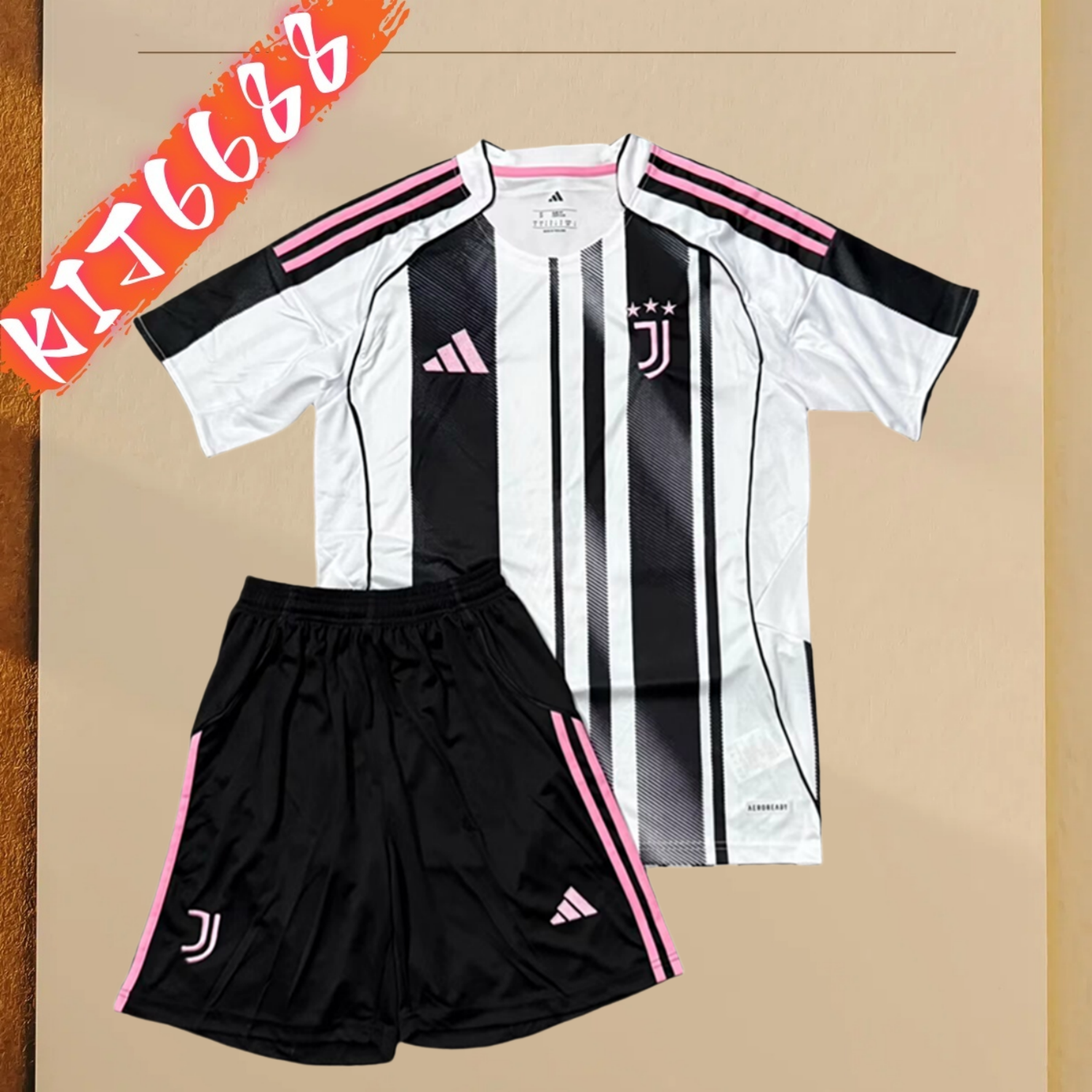 2025/2026 JuventusHome Football Jersey (Kids Kit socks)