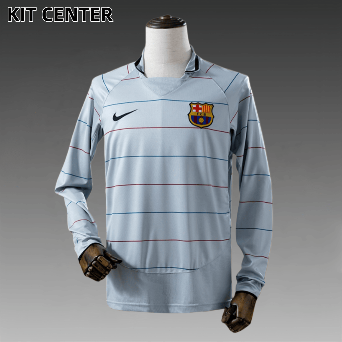 03/04 Barcelona  Away long sleeves Retro Football Shirt