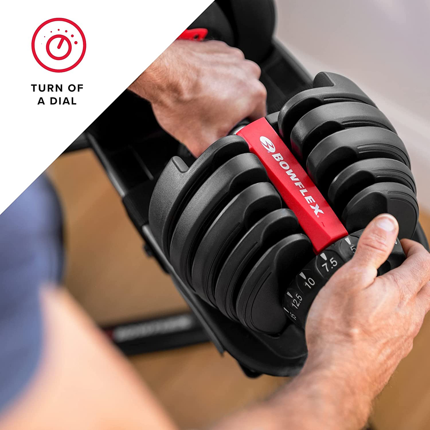Bowflex SelectTech 552 Adjustable Dumbbells (Pair)