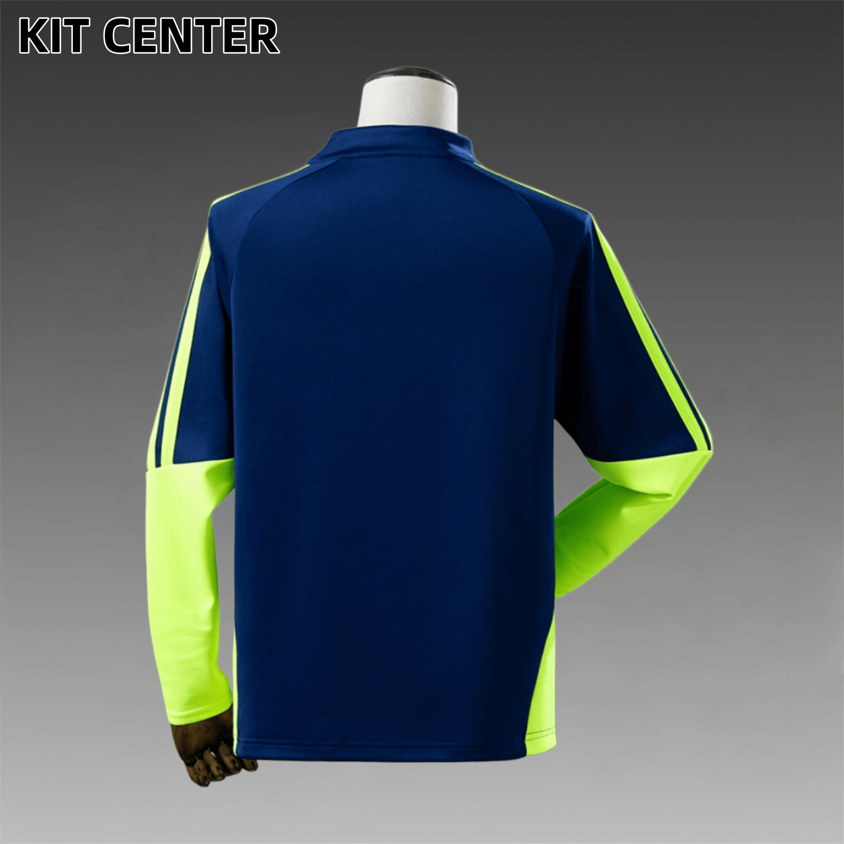2026 Scotland Training Top Navy Blue & Fluorescent Green