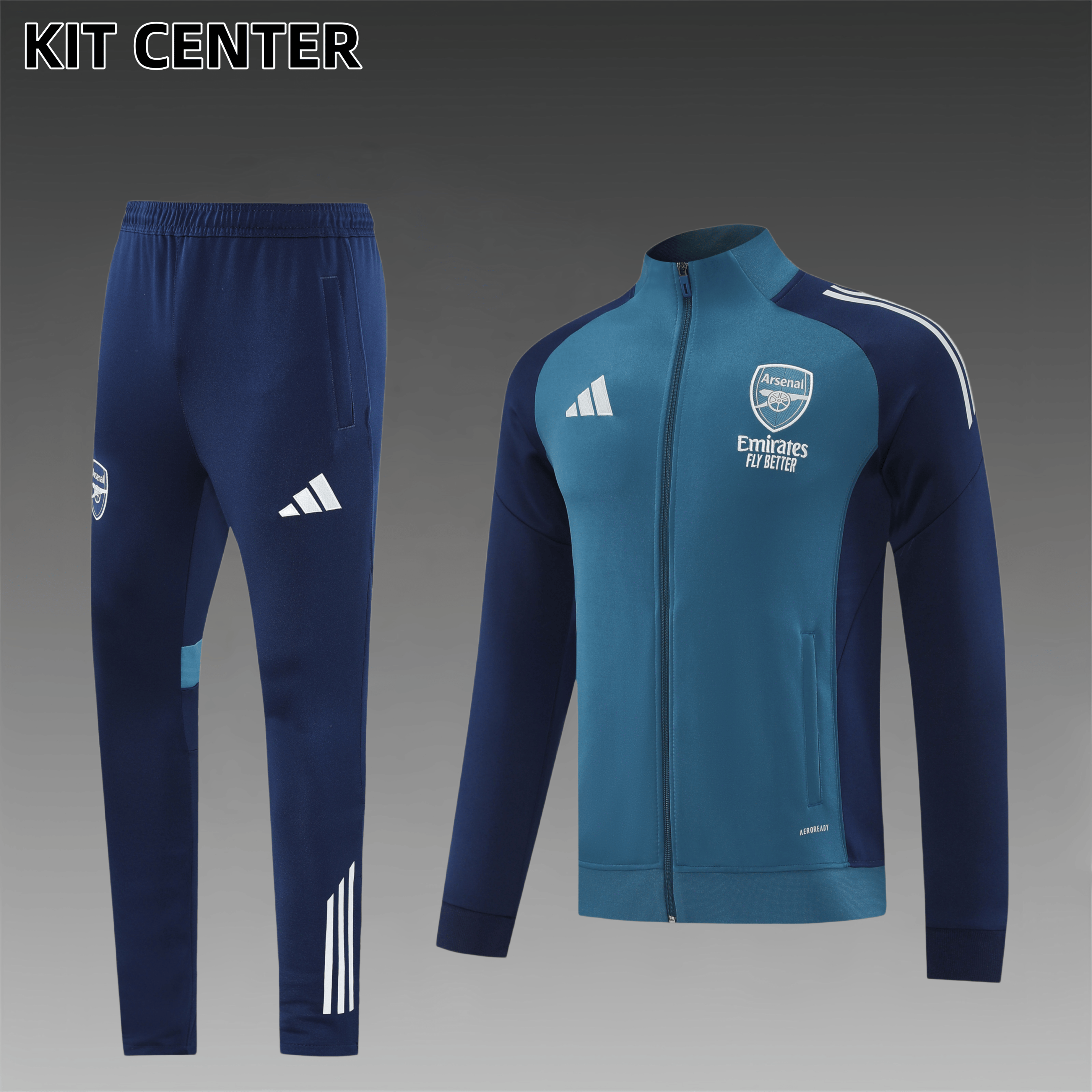 25/26 Arsenal Full Zipper Training Suit (Adult Set)