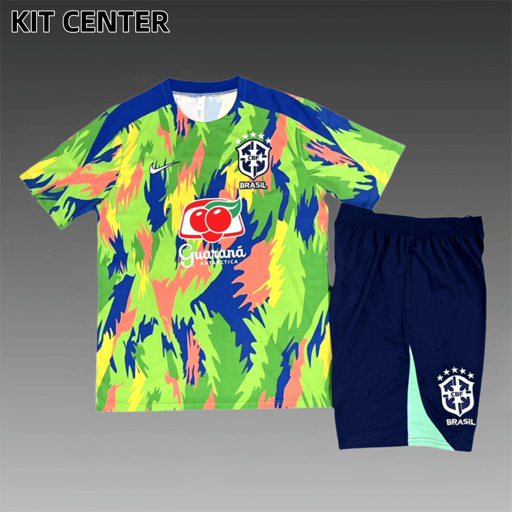 2025/2026 Brazil Short Sleeve Training Kit (Kids Kit)