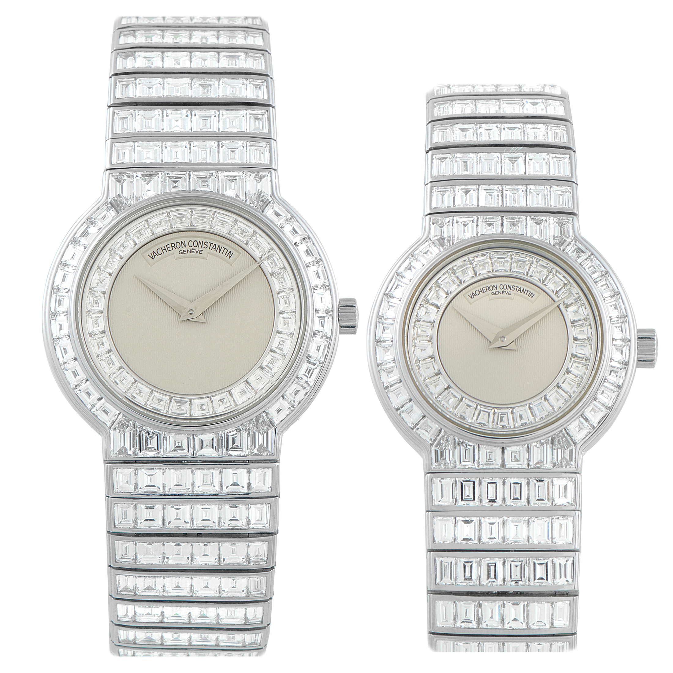 Vacheron ConstantinKalla Geneva Diamond and White Gold Watch Set 10546/146G-22 & 33546/146G-22 10546/146G-22 & 33546/146G-22