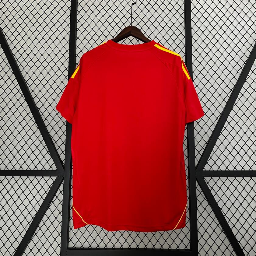 2008 Spain home Retro Football Shirt