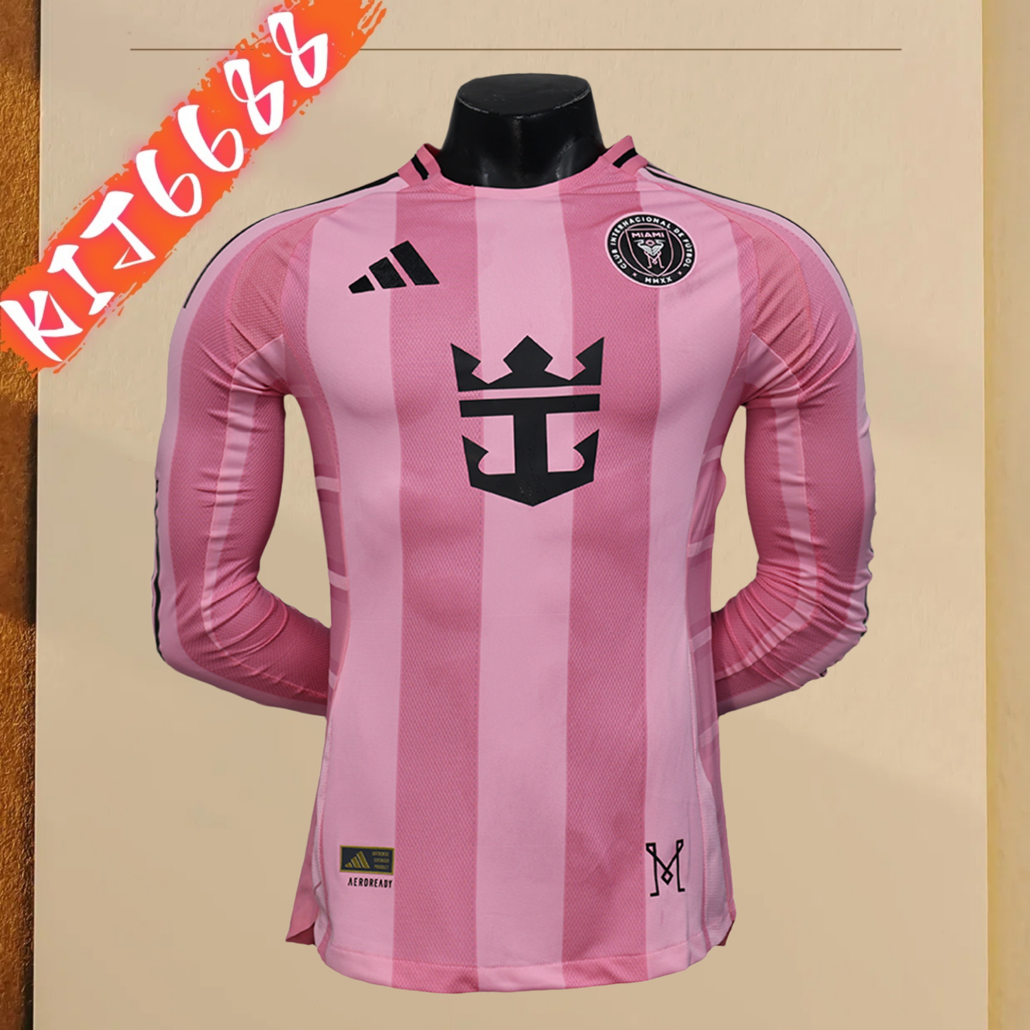 2025/2026 Miami FC Home Long Sleeve Football Shirt (Player Edition)