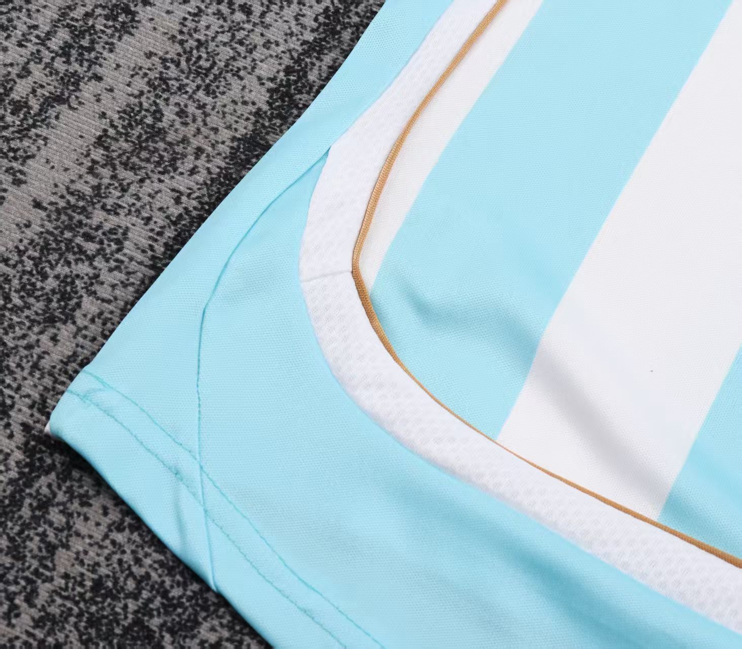 2006 Argentina home Retro  Football Shirt ( Kids Kit )