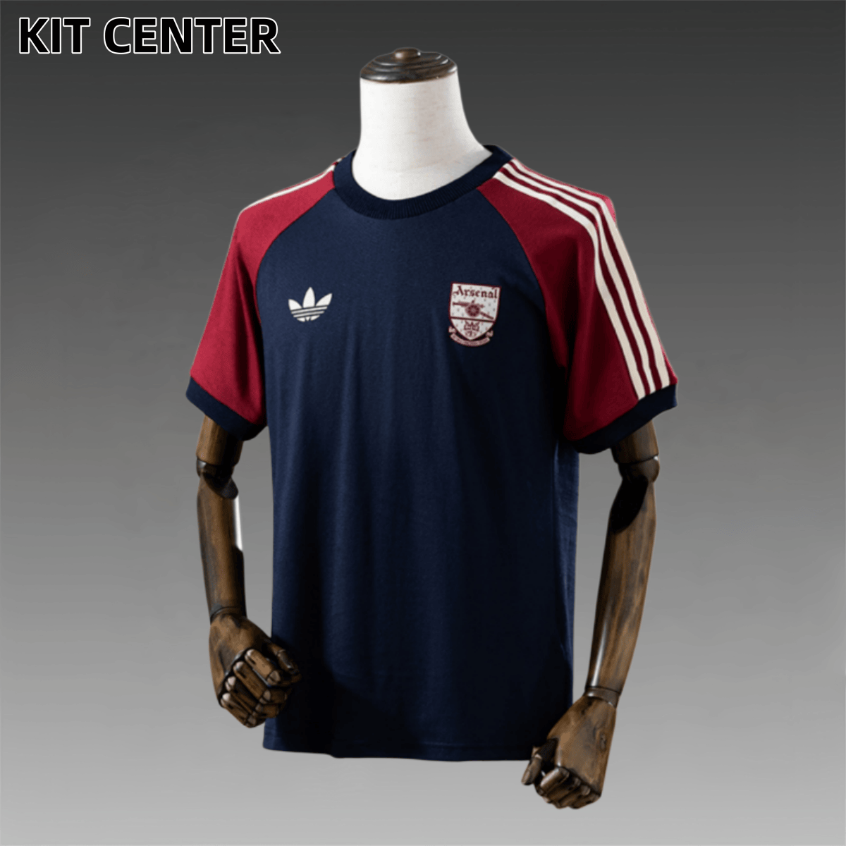 2025/2026 Arsenal Adicolor Classics Navy T-Shirt  Football Shirt（Fans version）