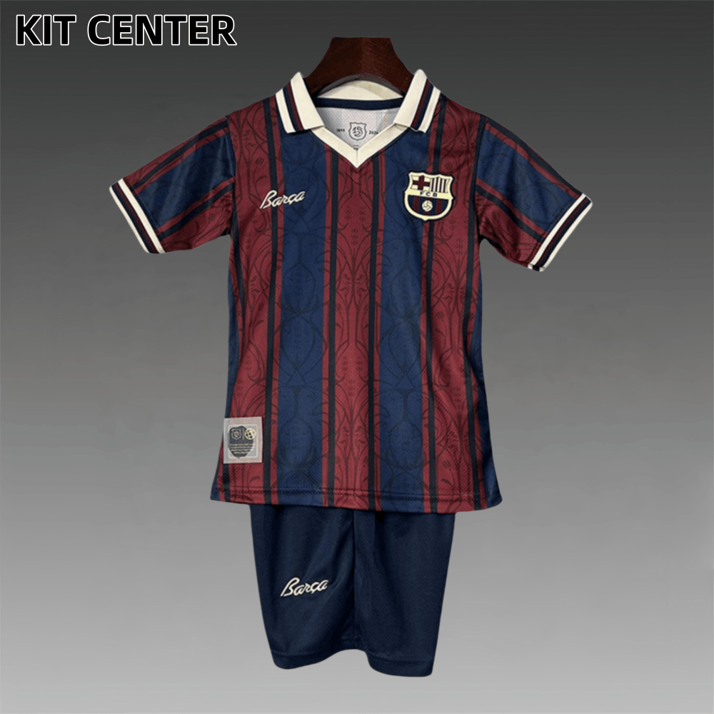 2025/2026 Barcelona 70th anniversary Football Shirt (Kids Kit socks)