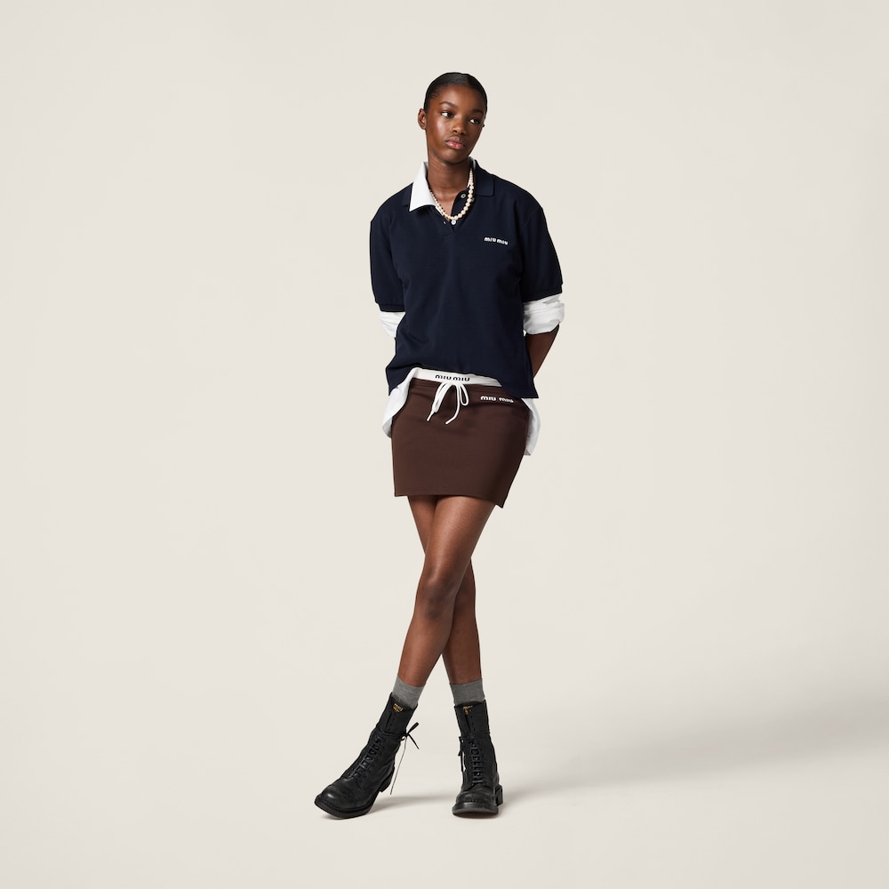 Technical yarn miniskirt