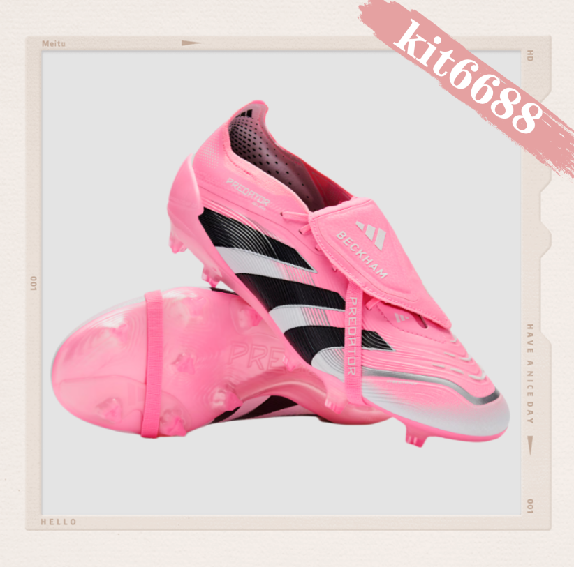 A Predator Elite Fold-over Tongue FG David Beckham - Beam Pink/Core Black/Footwear White LIMITED EDITION